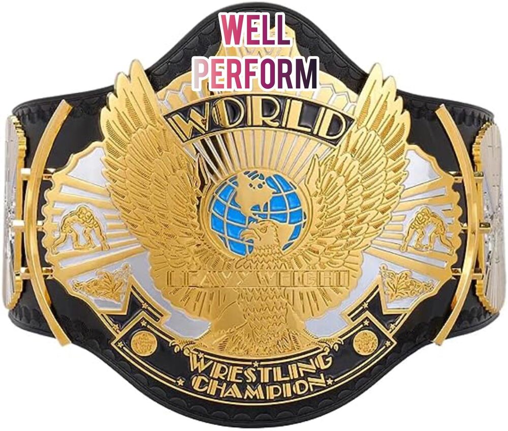 5020 Winged Eagle Dual Championship Title Belt Replica - World Heavyweight